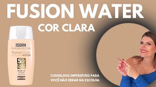 ISDIN Fusion Water 5 Stars FPS50 Color Clara  Conhecendo o Seu Produto [upl. by Elocyn]