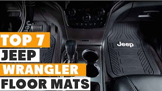 Ultimate Guide 7 Best Jeep Wrangler Floor Mats for AllWeather Protection [upl. by Norford390]