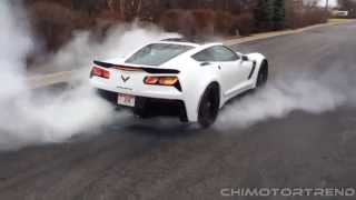 Corvette C7 Z06 BADASS Burnout [upl. by Ecinereb]