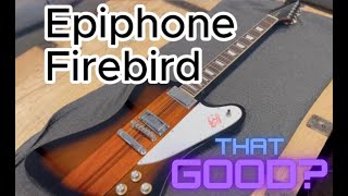 Epiphone Firebird Review Pt2 The Truth [upl. by Helbonnas]