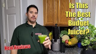 AMZCHEF Sj036 53Inch Masticating Juicer  Unboxing and Real Review [upl. by Laekim742]