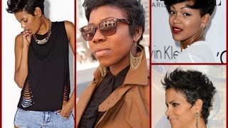 How to styling pixie haircut for black women [upl. by Sherrill61]