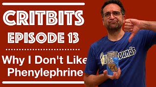 WHY I DONT LIKE PHENYLEPHRINE [upl. by Annaiel]