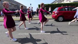 Cowdenbeath Majorettes  Dalgety Bay Gala 2018 Parade [upl. by Inaliak]