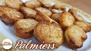 Palmiers Feuilletés Fait Maison Recette Facile et Rapide [upl. by Cahilly531]