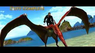 Getting Pteradodon Mount for Ishgardian Restoration in Final Fantasy XIV  Diadem Tips [upl. by Ainehs718]