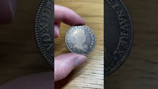 400 Year Old Coin of the Sun King King Louis XIV of France Half Ecu 1647 coin france silver [upl. by Hoopen72]