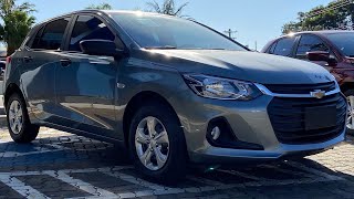 NOVO ONIX 2024 10 A VERSÃO MAIS SIMPLES E BARATA VALE A PENA NO PREÇO MELHOR HATCH COMPACTO [upl. by Adraynek]