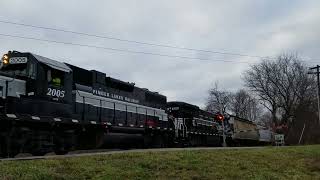 Finger Lakes Railway Geneva NY Near Carter Rd Dec 10 2020 [upl. by Oretna]