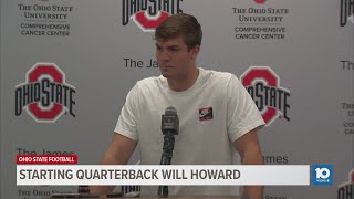 Will Howard pregame press conference Ohio StateMarshall week [upl. by Hemetaf938]