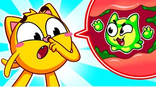 Boogers in the Nose Story 😨👃More Funny Kids Educational Cartoons and Kids Stories [upl. by Aramit]