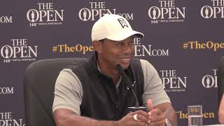 Tiger Woods Press Conference Ahead Of The Open Championship  Still Replays Masters Victory [upl. by Aphrodite]