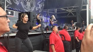 Passionate Sign Language Interpreter At Rock Gig [upl. by Choo]