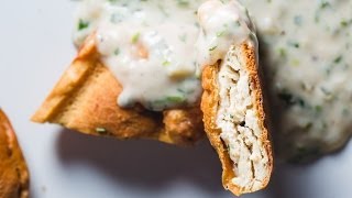 Sort of Chicken Cordon Bleu Empanadas  SAM THE COOKING GUY [upl. by Coben38]