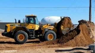 Komatsu WA380 Wheel Loader Full Buckets [upl. by Nysilla]