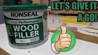 Lets try Ronseal Wood Filler [upl. by Enert]