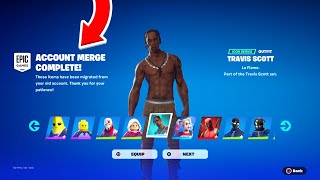 HOW TO MERGE FORTNITE ACCOUNTS 2024 [upl. by Eerized]