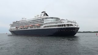 PRINSENDAM Ein amp Auslaufen Travemünde am 13072015 [upl. by Ahsiekram]