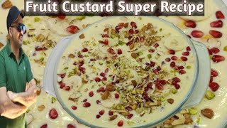 Fruit Custard Super RecipeCreamy Fruit Custard Dessert Recipe [upl. by Daahsar]