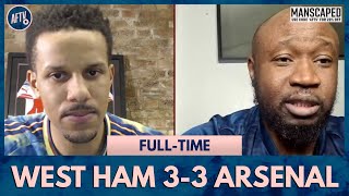 West Ham 33 Arsenal  Aubameyang Moving Like LightSkinned Welbeck Stricto [upl. by Alius]