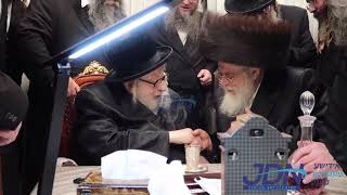 Toldos Aharon Rebbe Visits Rachmastrivka Rebbe of NY  Sivan 5781 [upl. by Elenahc19]