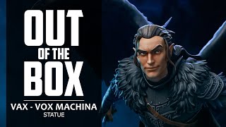 Vax  Vox Machina Critical Role Statue Unboxing by Sideshow  Out of the Box [upl. by Hawley]