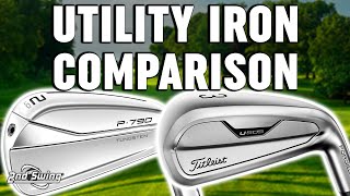 Titleist U505 vs TaylorMade P790 UDI  2021 Utility Irons Comparison [upl. by Dunc917]