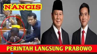 NANGIS KARENA PERTAMA KALI TERJADI DALAM SIDANG DPR DITELPON PRABOWO [upl. by Cord338]