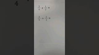 Multiply and Divide Fractions math [upl. by Niahs]