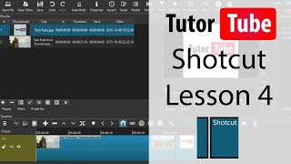 Shotcut Tutorial  Lesson 4  Importing Files and arranging them in Playlist Panel [upl. by Edward]