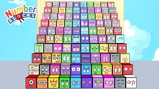 Numberblocks Step Squad ALL Numberblocks Song 1  100 NEW SEASON 7 FULL EPISODES Times Tables [upl. by Ardnaskela686]