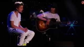 Justin Bieber  Be alright acoustic in Mexico [upl. by Niddala]