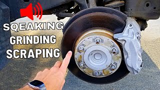 Car Brakes Making Noise 🙉 Squeaking Grinding Scraping  How To Fix Each Problem [upl. by Far194]