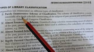 TYPES OF LIBRARY CLASSIFICATION [upl. by Eatnuahs]