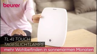 Tageslichtlampe für mehr natürliches Tageslicht  Beurer TL 41 Touch [upl. by Radek]