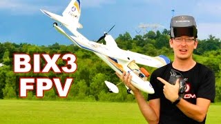 Bix3 FPV First RC Plane FPV Flight  TheRcSaylors [upl. by Felipe]