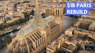 Paris Notre Dame Cathedral Restoration Update 2024 [upl. by Dnomyar]