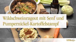 Bitburger kocht mit Ole Plogstedt  Wildschweinragout [upl. by Avert487]