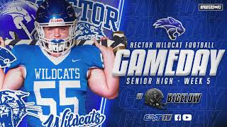 Hector Wildcat Football Sr High AT Bigelow 1042024 [upl. by Aeli]