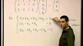 15  Systems of linear equations [upl. by Neyud]