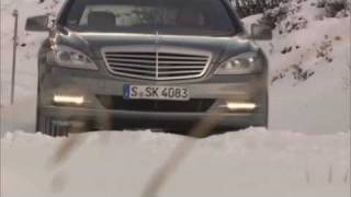 Mercedes SClass 4MATIC SNOW TEST [upl. by Assenahs145]