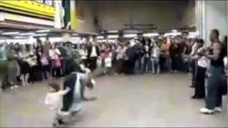 Breakdancer Kicks Baby Must Watch [upl. by Ayetal511]