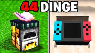 44 DINGE in MINECRAFT die du wirklich BAUEN kannst [upl. by Nahaj]