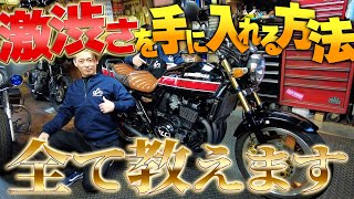 激渋で便利すぎるあの部品がついた大人カスタムのZRX400がかっこよすぎた！ [upl. by Paske]