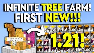 BEST INFINITE ALL TREES FARM 121 Minecraft Bedrock MCPEXboxPS4Nintendo SwitchWindows 10 [upl. by Cower61]