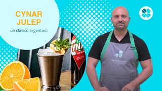 Cómo hacer un Cynar Julep  Receta clásica argentina [upl. by Naara]