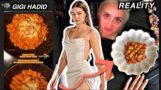 TRYING GIGI HADIDS PASTA RECIPE GIGI HADID PREGNANT COOKING yeehaww [upl. by Jacquelynn]