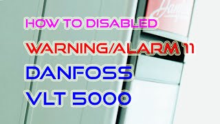 HOW TO DISABLED WARNINGALARM 11 Danfoss VLT5000 Motor Thermistor Alarm Solution  Flow Chart [upl. by Asina]