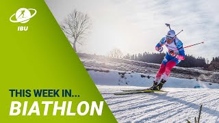 This Week in Biathlon Ruhpolding  BreznoOsrblie  Pokljuka [upl. by Archy]