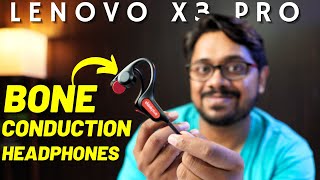 Budgetfriendly Bone Conduction Headphones 🎧 Lenovo X3 Pro Review [upl. by Yelnoc]